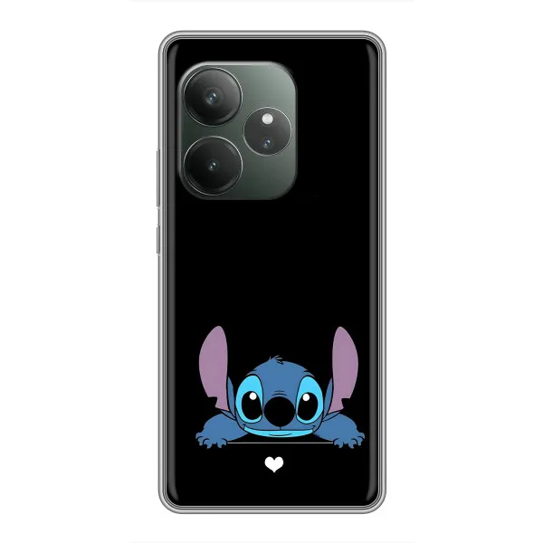 Чехол с принтом «Стич на черном» для Realme GT Neo 6 SE