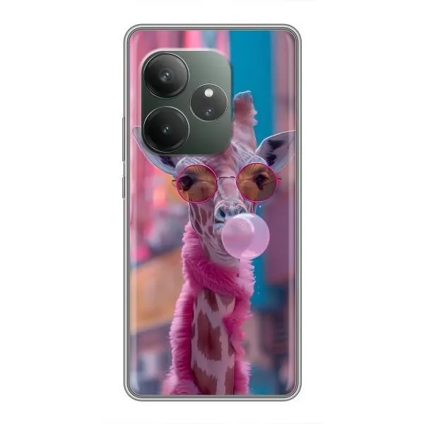 Чехол с принтом «Стильный жирав» для Realme GT Neo 6 SE