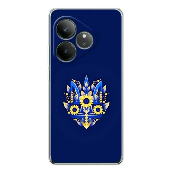 Чохол з принтом «Квітковий Герб» для Realme GT Neo 6