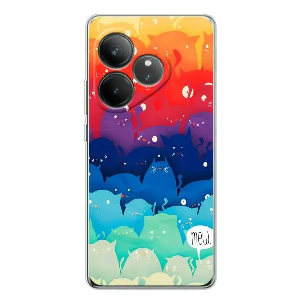 Чохол з принтом «Mew» для Realme GT Neo 6