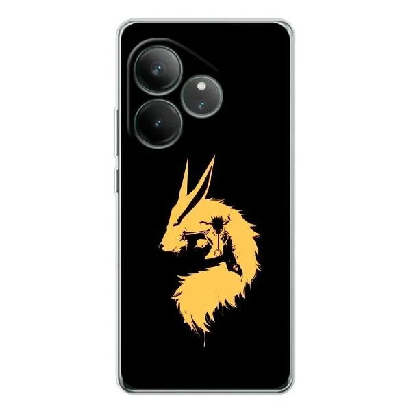 Чехол с принтом «силуэт Курама Наруто» для Realme GT Neo 6