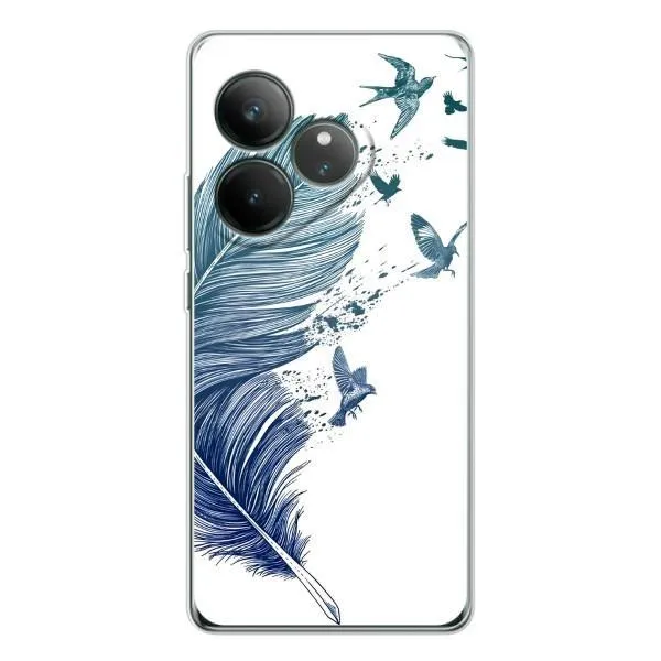 Чехол с принтом «Перышко» для Realme GT Neo 7