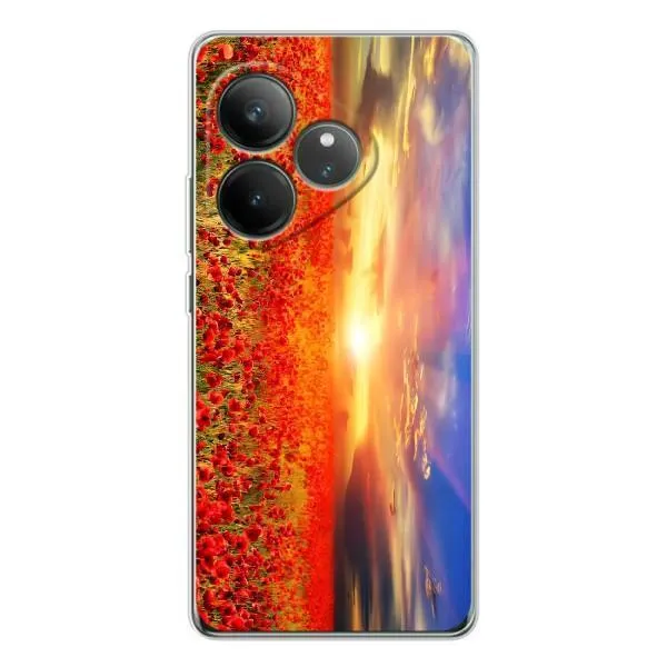 Чехол с принтом «Поле тюльпанов» для Realme GT Neo 7