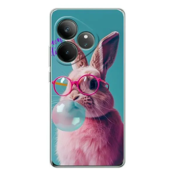 Чехол с принтом «Кролик в очках» для Realme GT Neo 7