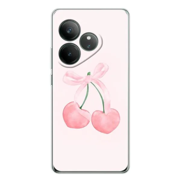 Чехол с принтом «Розовые вишни» для Realme GT Neo 7