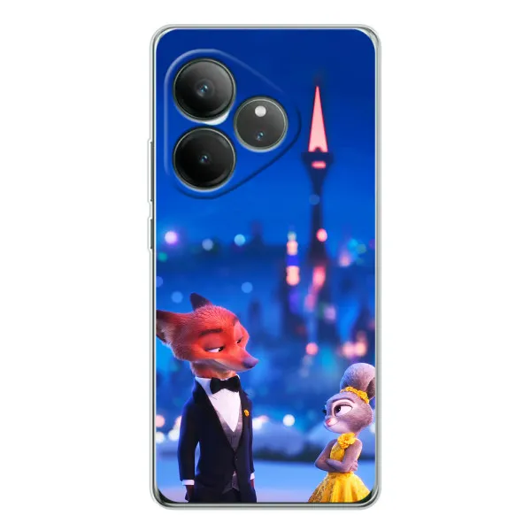 Чехол с принтом «Романтический вечер Зверополис» для Realme GT Neo 7