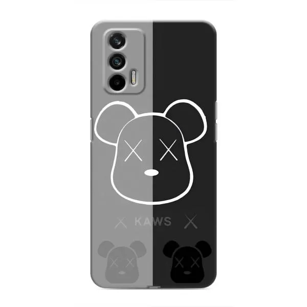 Чехол с принтом «БеарБрик глаза» для Realme GT