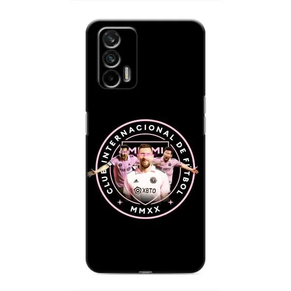 Чехол с принтом «Месси в лого» для Realme GT