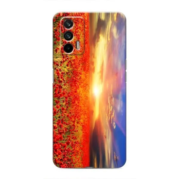 Чехол с принтом «Поле тюльпанов» для Realme GT