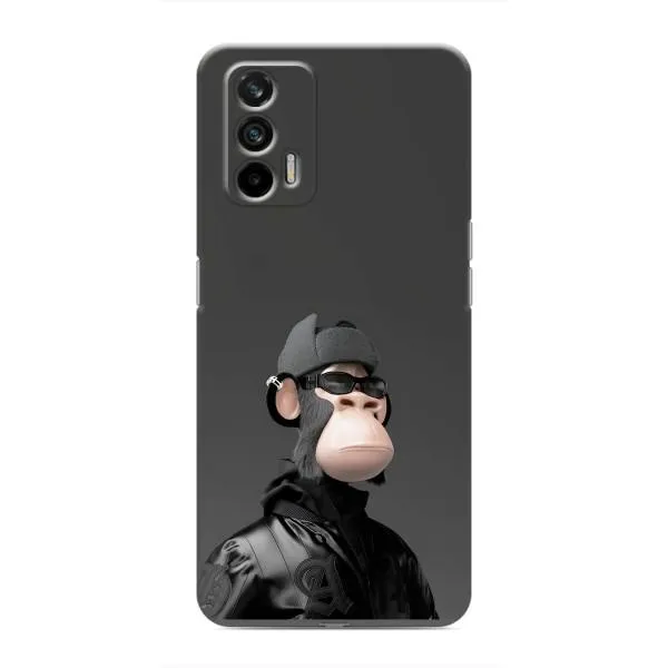 Чохол з принтом «стильна мавпа NFT» для Realme GT Чохол з принтом «стильна мавпа NFT» для Realme GT