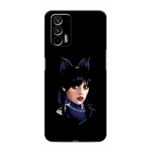 Чохол з принтом «серйозна Венздей» для Realme GT