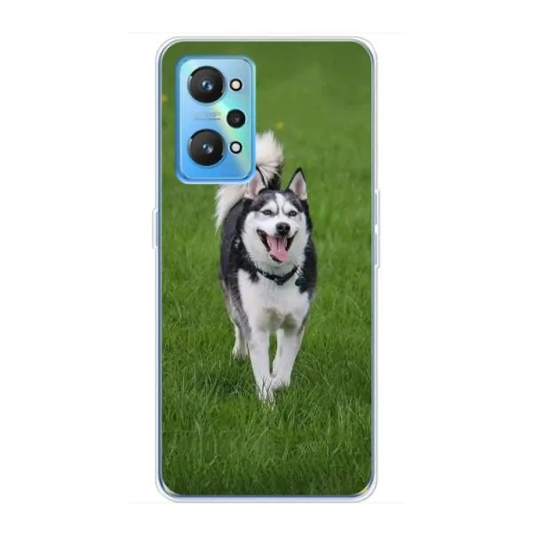 Чехол с принтом «Радостный Хаски» для Realme GT2