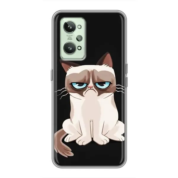 Чехол с принтом «Грустный кот» для Realme GT2
