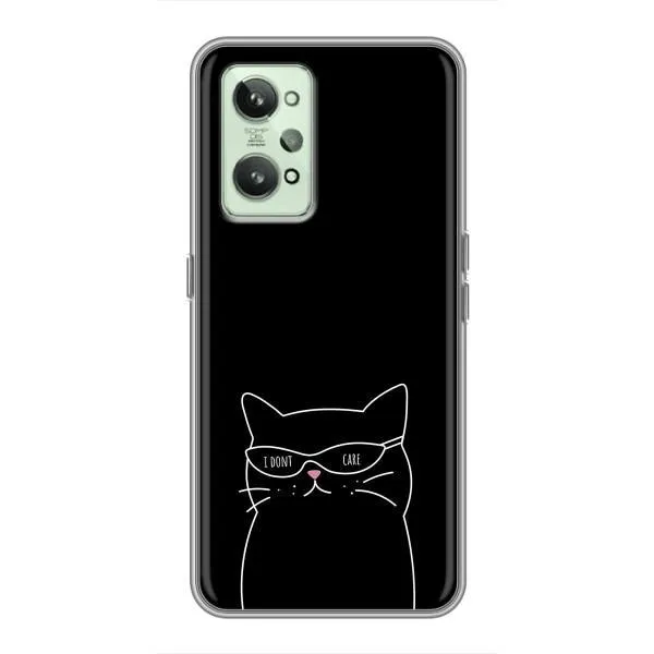 Чехол с принтом «Равнодушный кот» для Realme GT2