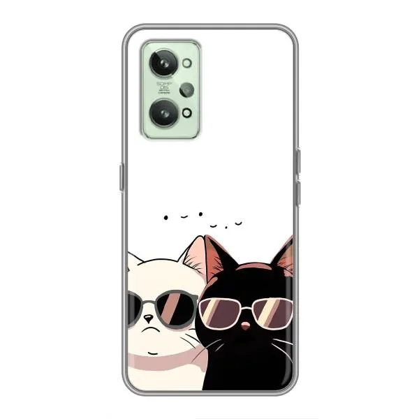 Чехол с принтом «Коты в очках» для Realme GT2