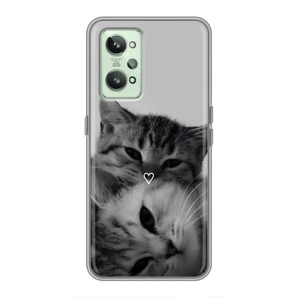 Чехол с принтом «Пара котов» для Realme GT2