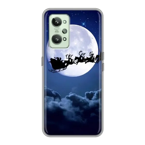 Чехол с принтом «Санта - луна» для Realme GT2