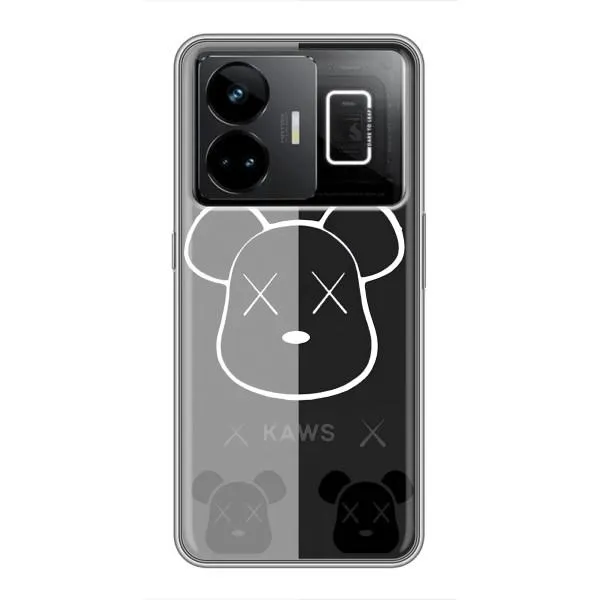 Чехол с принтом «БеарБрик глаза» для Realme GT3 Чехол с принтом «БеарБрик глаза» для Realme GT3