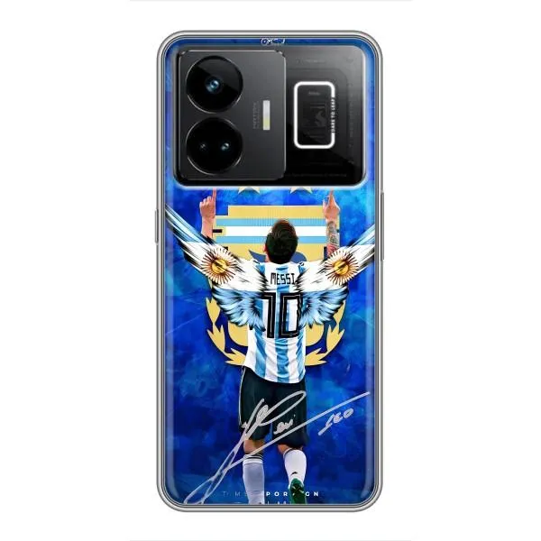 Чехол с принтом «Месси сборная» для Realme GT3