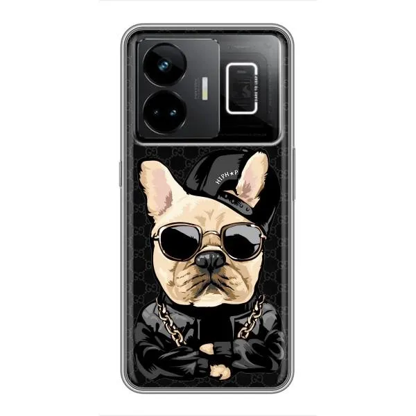 Чехол с принтом «Стильная собака» для Realme GT3