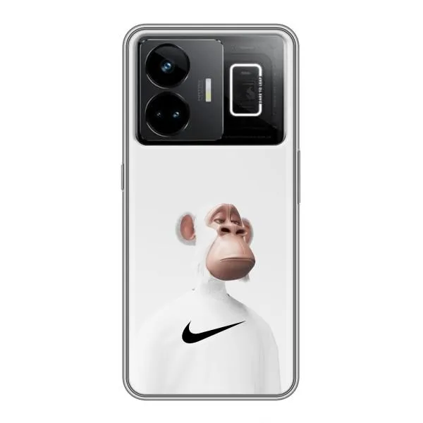 Чехол с принтом «обезьяна NFT Nike» для Realme GT3