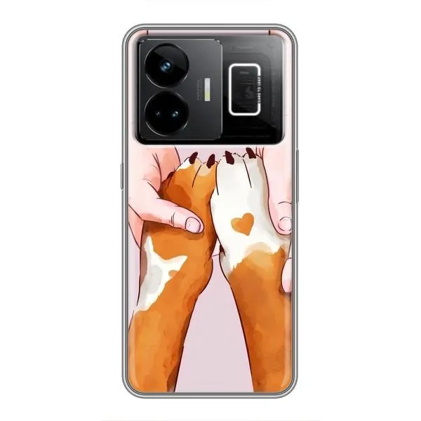Чехол с принтом «Любовь к собакам» для Realme GT3