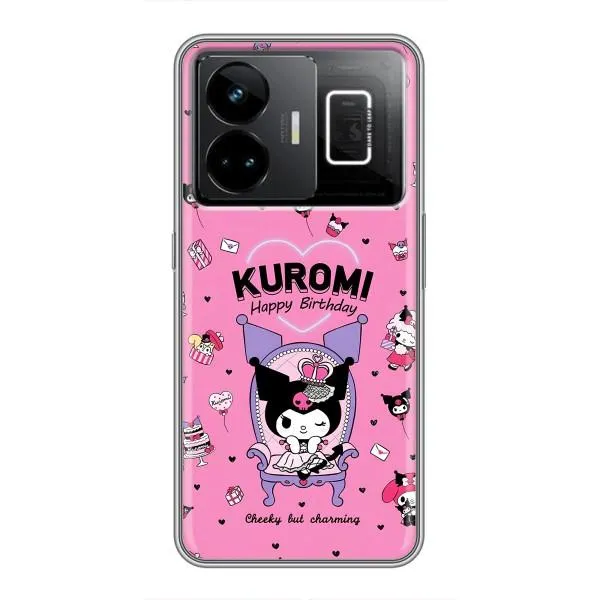 Чехол с принтом «KUROMI» для Realme GT3 Чехол с принтом «KUROMI» для Realme GT3