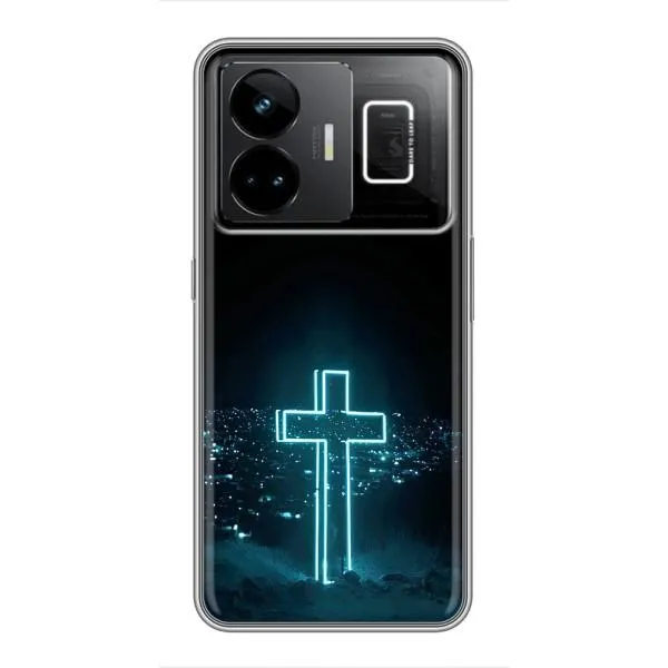 Чехол с принтом «Крест и город» для Realme GT3