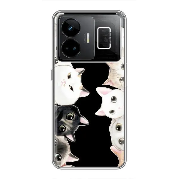 Чохол з принтом «Погляд котиків» для Realme GT3 Чохол з принтом «Погляд котиків» для Realme GT3