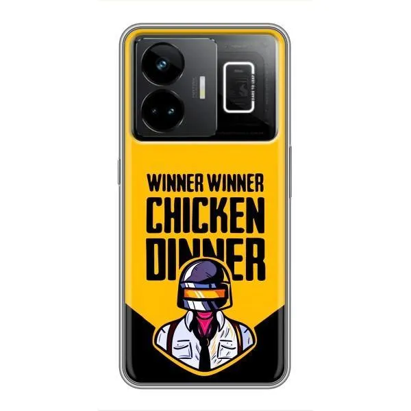 Чехол с принтом «Pubg шлем» для Realme GT3