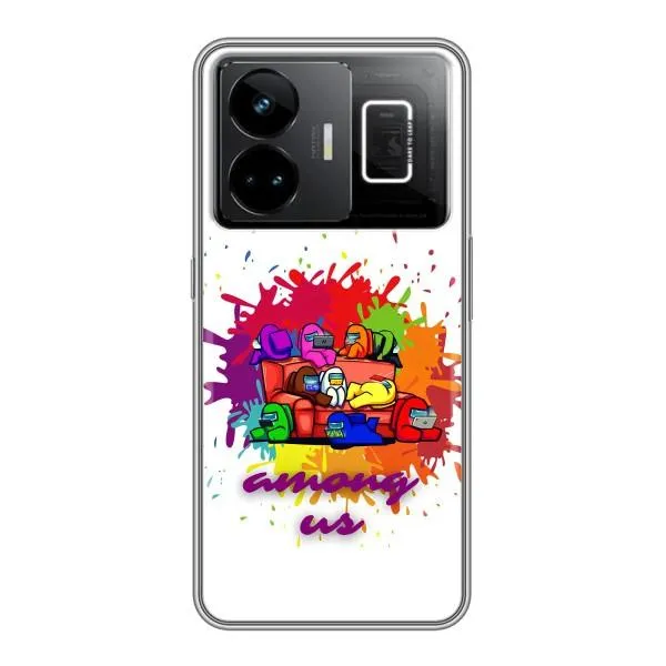 Чехол с принтом «Яркий АмонгАс» для Realme GT3