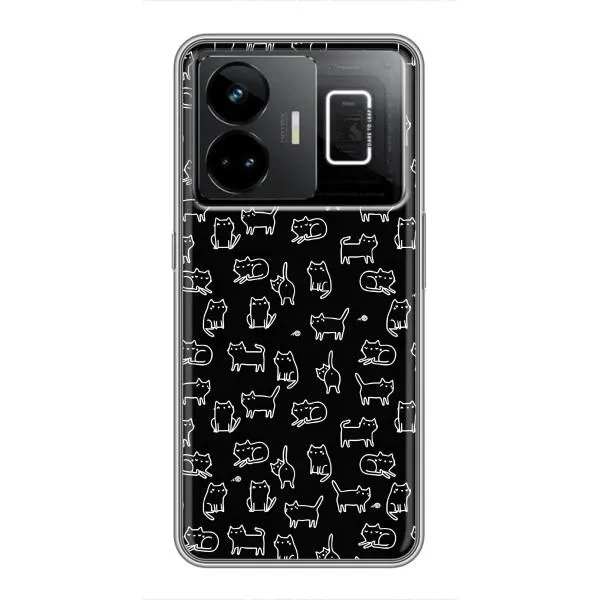 Чехол с принтом «Меленькие котики» для Realme GT3