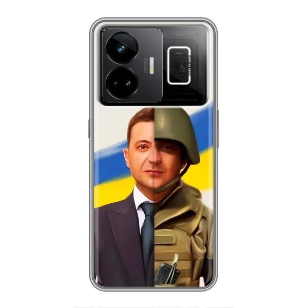 Чехол с принтом «Зеленский солдат» для Realme GT3