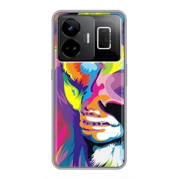 Чехол с принтом «Яркий Лев» для Realme GT3