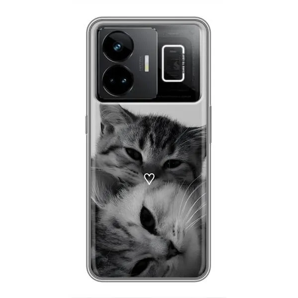 Чохол з принтом «Пара котів» для Realme GT3