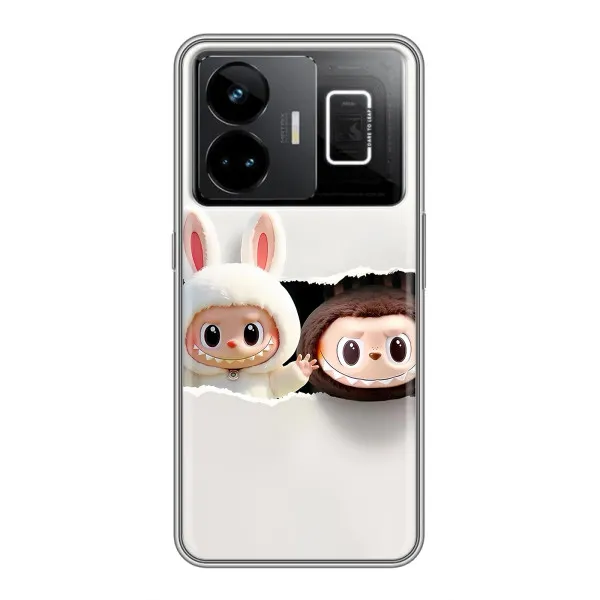Чехол с принтом «Лабубу» для Realme GT3