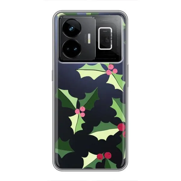Чехол с принтом «Рождественский фон» для Realme GT3