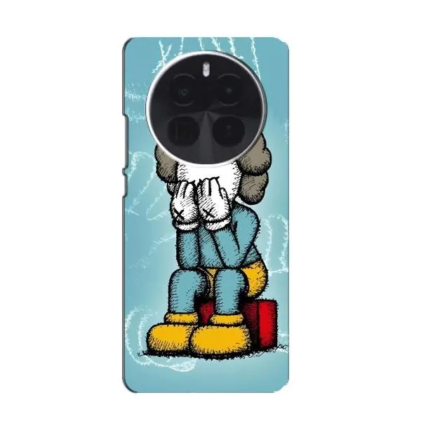 Чохол з принтом «Плач Bearbrick» для Realme GT5 Pro