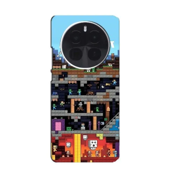 Чехол с принтом «фон Minecraft» для Realme GT5 Pro Чехол с принтом «фон Minecraft» для Realme GT5 Pro