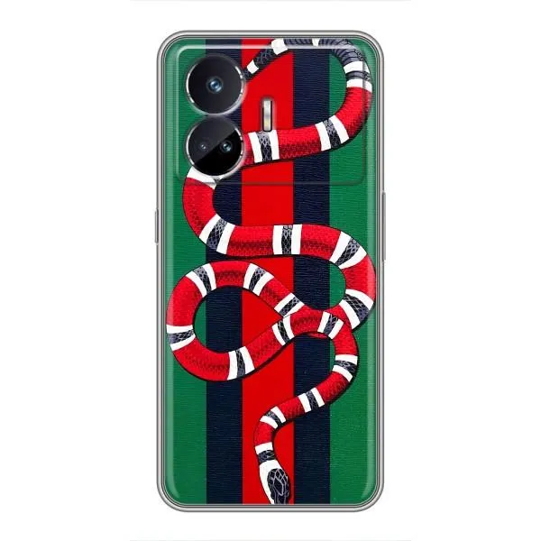 Чехол с принтом «Gucci змия» для Realme GT5