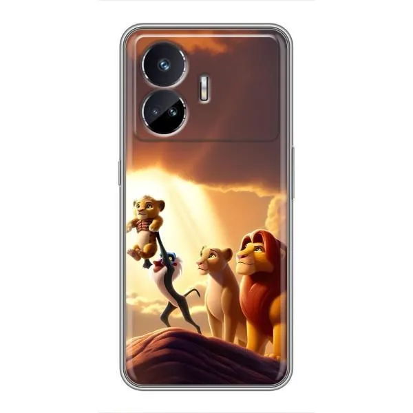 Чехол с принтом «Симба на презентации» для Realme GT5