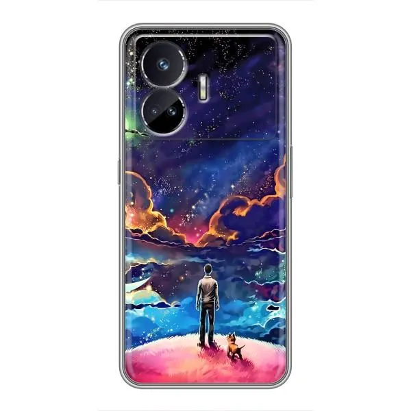 Чехол с принтом «Галактический вид» для Realme GT5