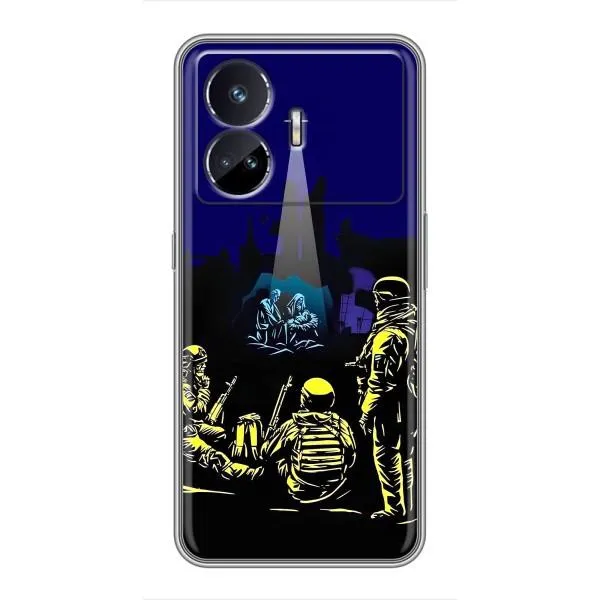 Чехол с принтом «Рождество в Украине» для Realme GT5