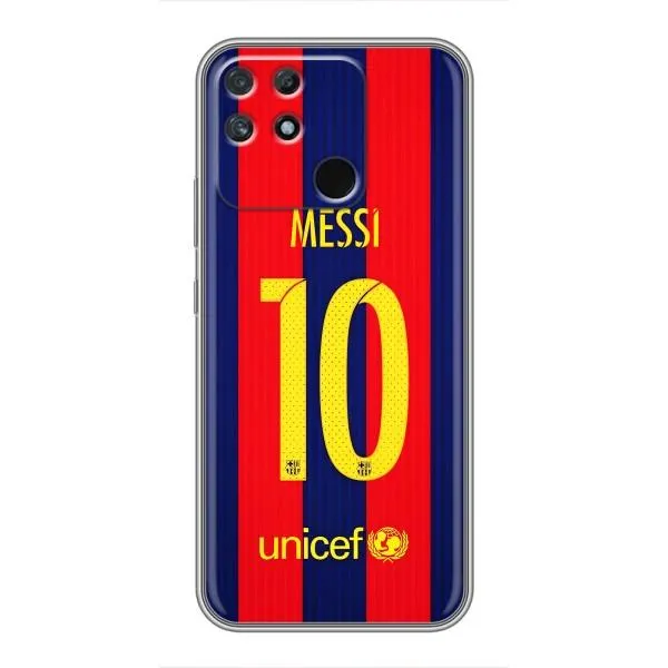 Чохол з принтом «Messi Barca 10» для Realme NARZO 30A