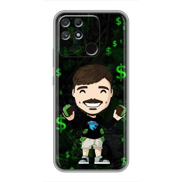 Чехол с принтом «Блогер Beast» для Realme NARZO 30A