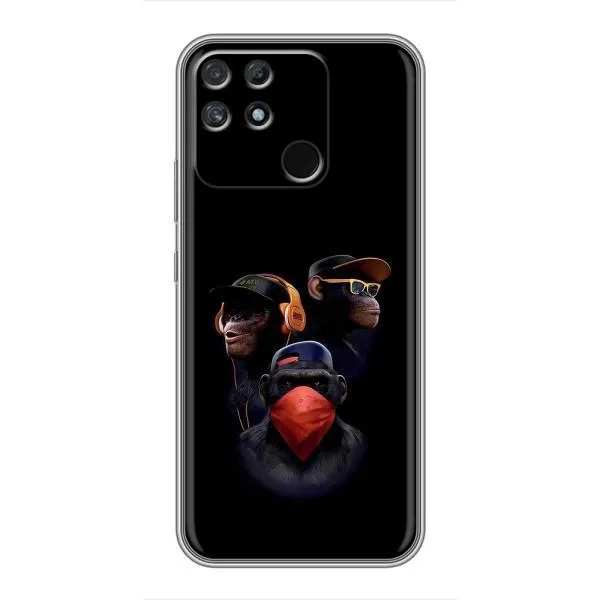 Чехол с принтом «Три обезьяны» для Realme NARZO 30A Чехол с принтом «Три обезьяны» для Realme NARZO 30A
