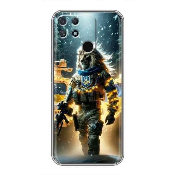 Чохол з принтом «ЛЕВ ЗСУ» для Realme NARZO 30A