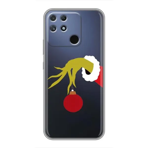 Чохол з принтом «Грінч з іграшкою» для Realme NARZO 30A
