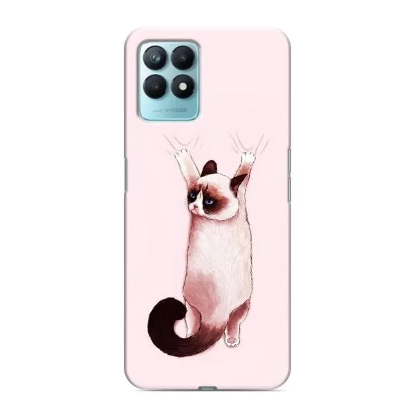 Чехол с принтом «Котик падает» для Realme NARZO 50 Чехол с принтом «Котик падает» для Realme NARZO 50