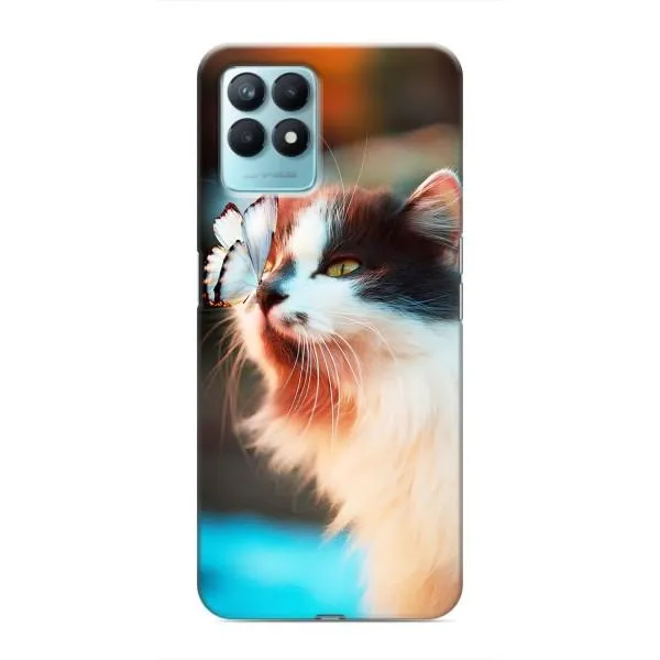Чехол с принтом «Котик с бабочкой» для Realme NARZO 50 Чехол с принтом «Котик с бабочкой» для Realme NARZO 50